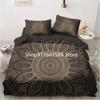 Black Gold Bedding Set Luxury Duvet Cover Sets 3d Moon Dream Catcher Comforter Cover Set Cute Bed Set For Adult