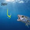 Live Bait Hook 10Pcs Metal Classic Double Fishing Hooks, High Carbon Steel Hooks with Earthworm Barbs, Sharp Open Shank Anti-Escape for Freshwater