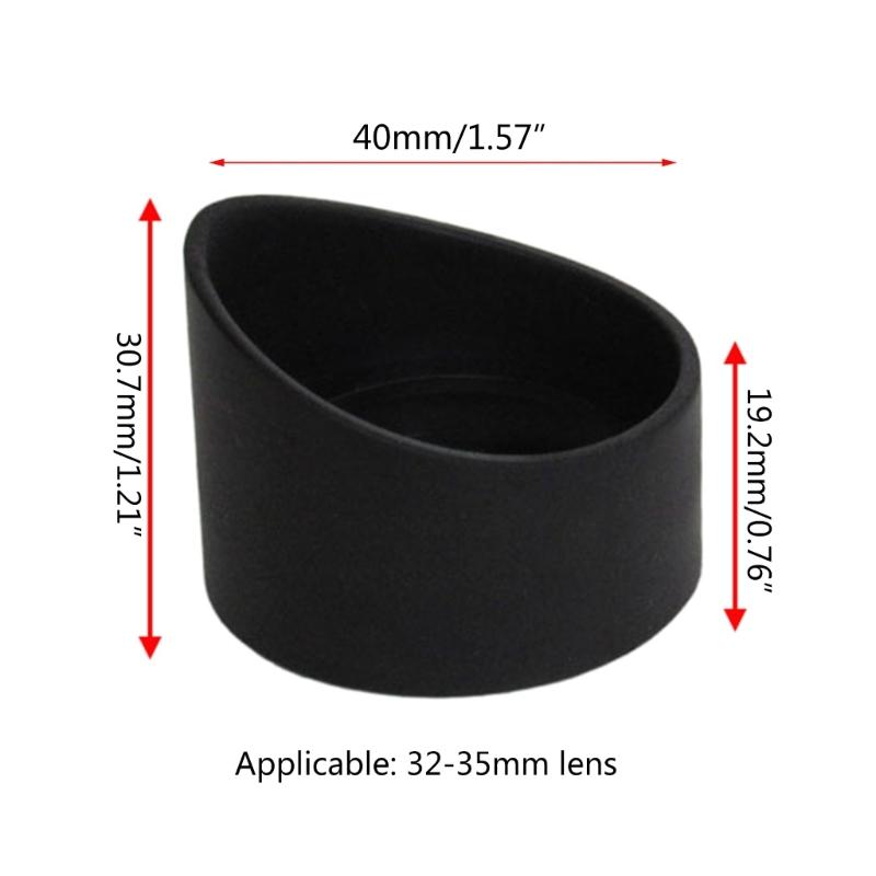 33/36mm Diameter Rubber Eyepiece Cover Guards For Binocular Biological Stereo Microscope Telescope