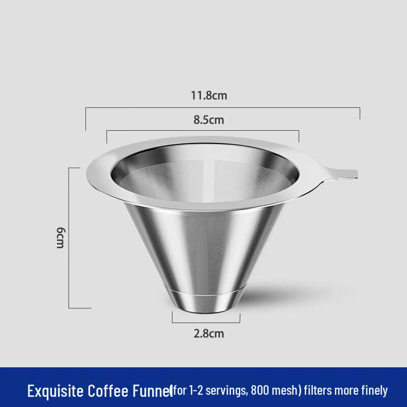 Reusable Cloth Hand-brew Coffee Filter Funnel