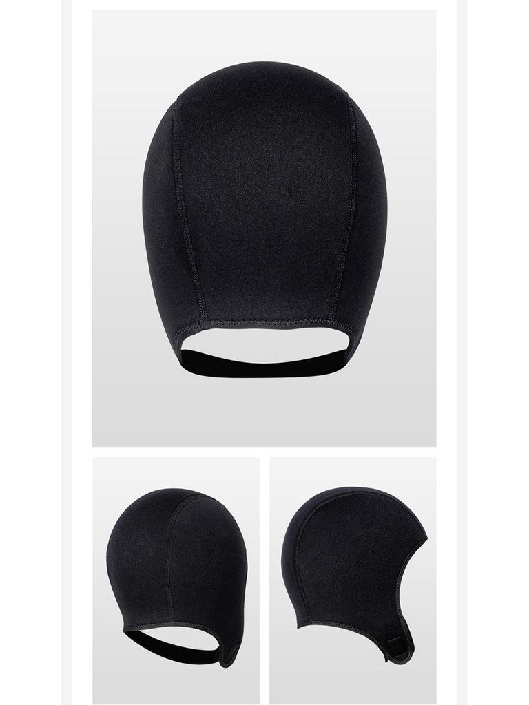 3MM Neoprene Diving Cap - Men's & Women's Warm Sun Protection Snorkeling & Surfing Hood