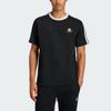 adidas Lux Coffee Cotton Round Neck Loose Breathable Short Sleeve T-Shirt Men Tops KG5413