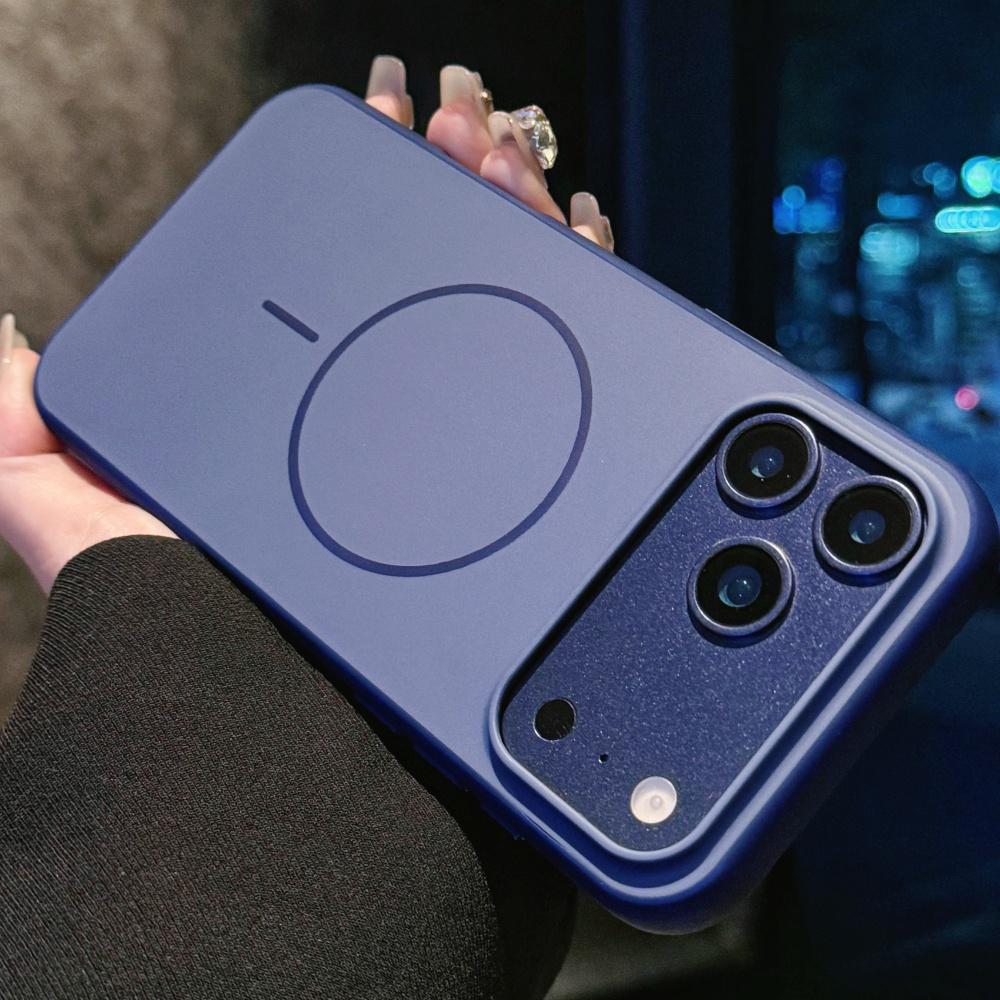 Liquid Silicone Matte Magnetic For Magsafe Soft Case For iPhone 17 15 16 14 13 12 11 Pro Max Official Wireless Charging Cover