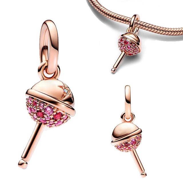 2023 Nová móda S925 Sterling Silver nanukový bonbón Dangle Charm Bead Pandent Fit Originální náramek DIY Dámské šperky