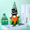 Patricks Day Decoration,Patricks Day Plush Gnomes Handmade Tomte Patricks Day Decorations for Home Office Table Ornament