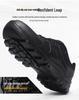 Black Breathable Non-Slip Training Shoes with Thick Wear-Resistant Sole for Outdoors, Running, and Couples