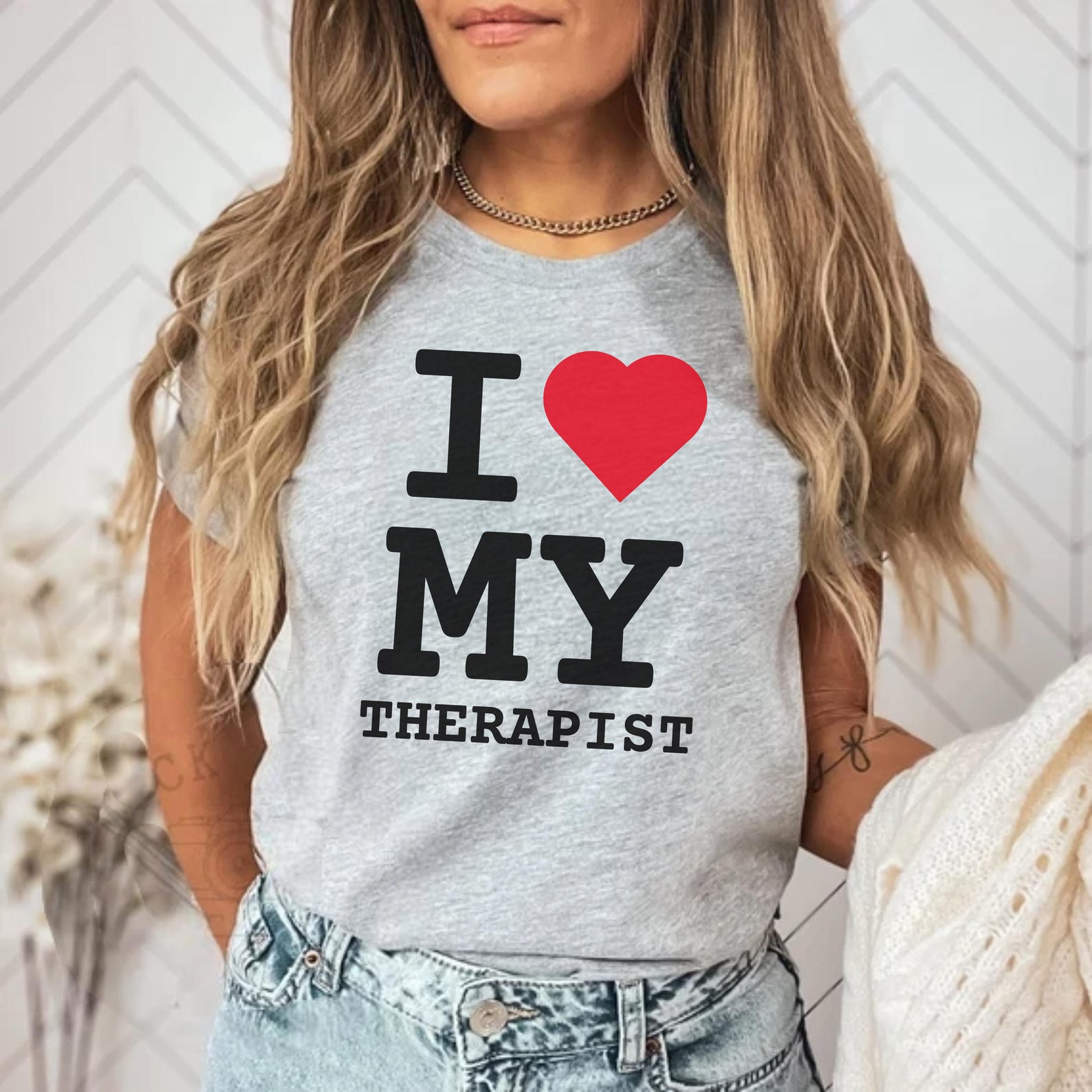 I Heart My Therapist Shirt: Unisex Mental Health Tee 3XL