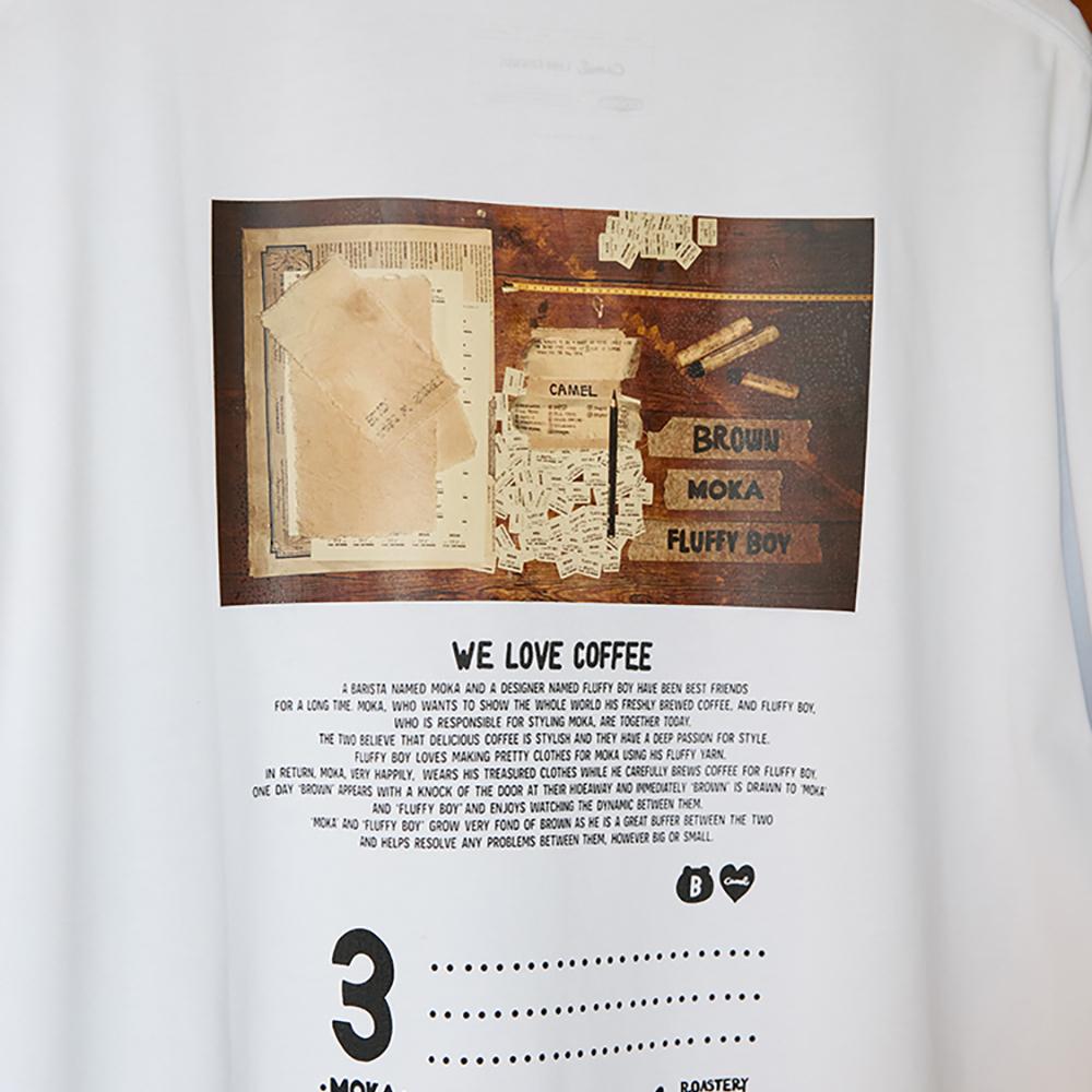 Camel X Line Friends Collage Short-Sleeved T-Shirt
