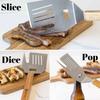 5-in-1 Grillspatel mit Messer, Gabel, Flaschenöffner und Wender, BBQ-Werkzeuge. Ein Grillzubehör-Set für Outdoor-Grills. 18 Zoll BBQ-Schaufel