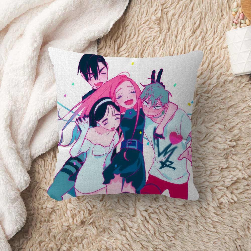 Cute Anime ALIEN STAGE Mizi Sua Ivan Maple Design Cushion Cover Happy Autumn Harvest Decor Holiday Decorati Pillow Cover