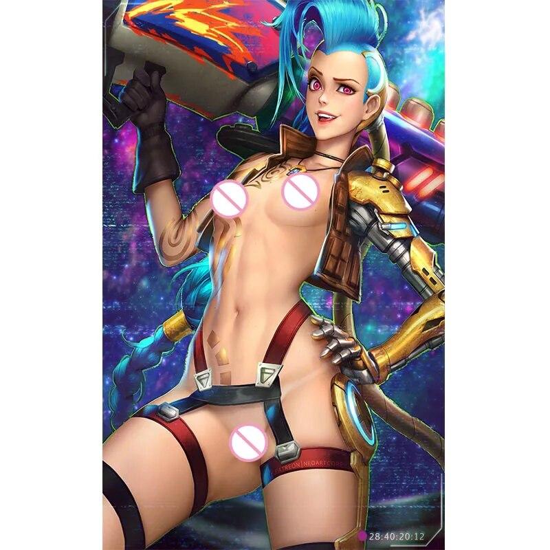 Print Canvas Game Partner Killer Nude Sexy Girl Art Painting Living Room Bedroom Hanging Picture