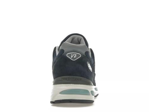 New Balance 991v2 Made In England Silver Blue - U991NV2 Men's Shoes