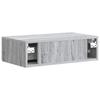 Wall Mounted Side Table Grey Sonoma 59 x 34.5 x 17 cm