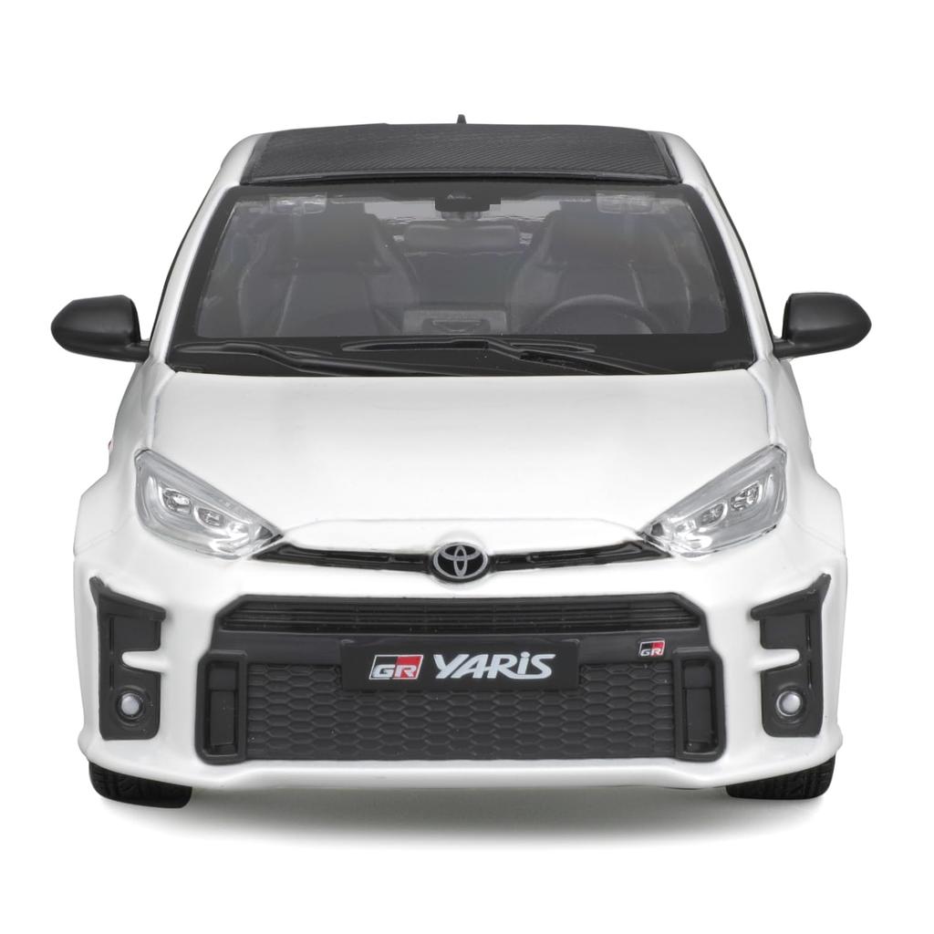 Maisto 1/24 Scale Toyota GR Yaris 2021 White / Diecast Model Car, Finished Product, 32909 WT