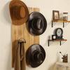1/2/4pcs Cowboy Hat Holders Metal Wall Mounted Baseball Hats Rack Hat Holder Hats Hanger Display Rack For Entrance