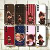 Cute M-Monchhichi Phone Case For Samsung Galaxy A73,A72,A71,A70,A53,A52,A51,Soft Silicone Black Cover