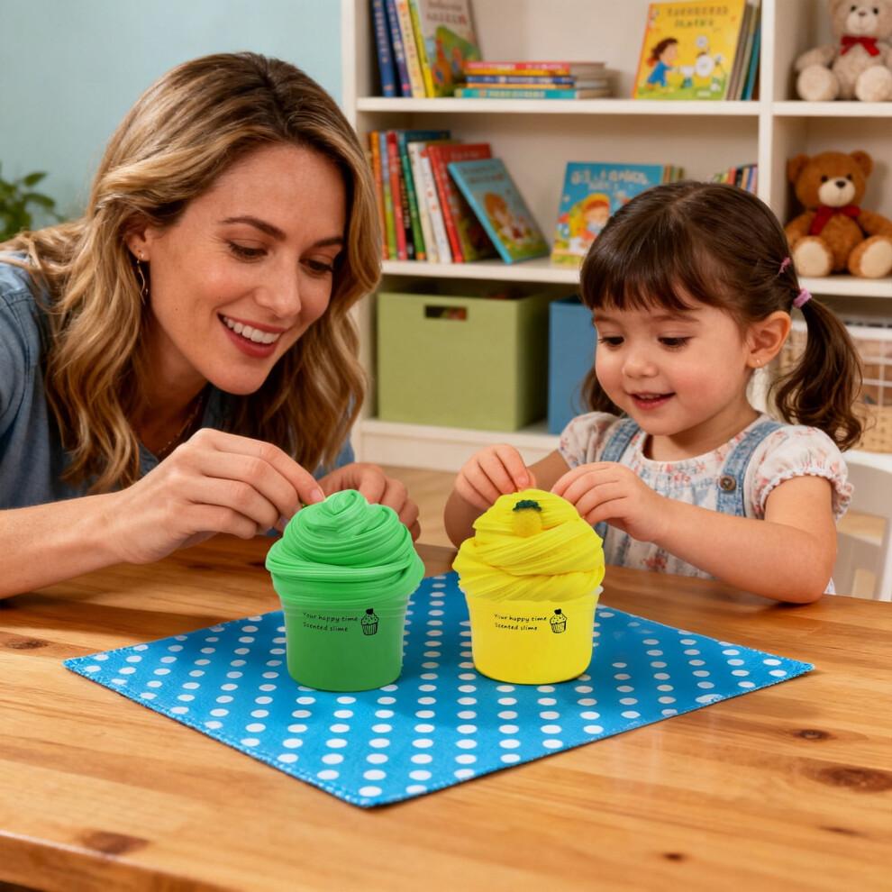 Cloud Slime Kit – Scented, Squishy, Skin-Tone Slime Glue Set (70ml), Stress Relief Toy & Party Favor, Compatible with DIY Slime Making