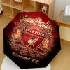 Liverpool Football Club Compact Travel Automatic Umbrella Compact 8Rib Design Compact Design Travel Essential Fashion Lovers Birthdaychristmas Gift