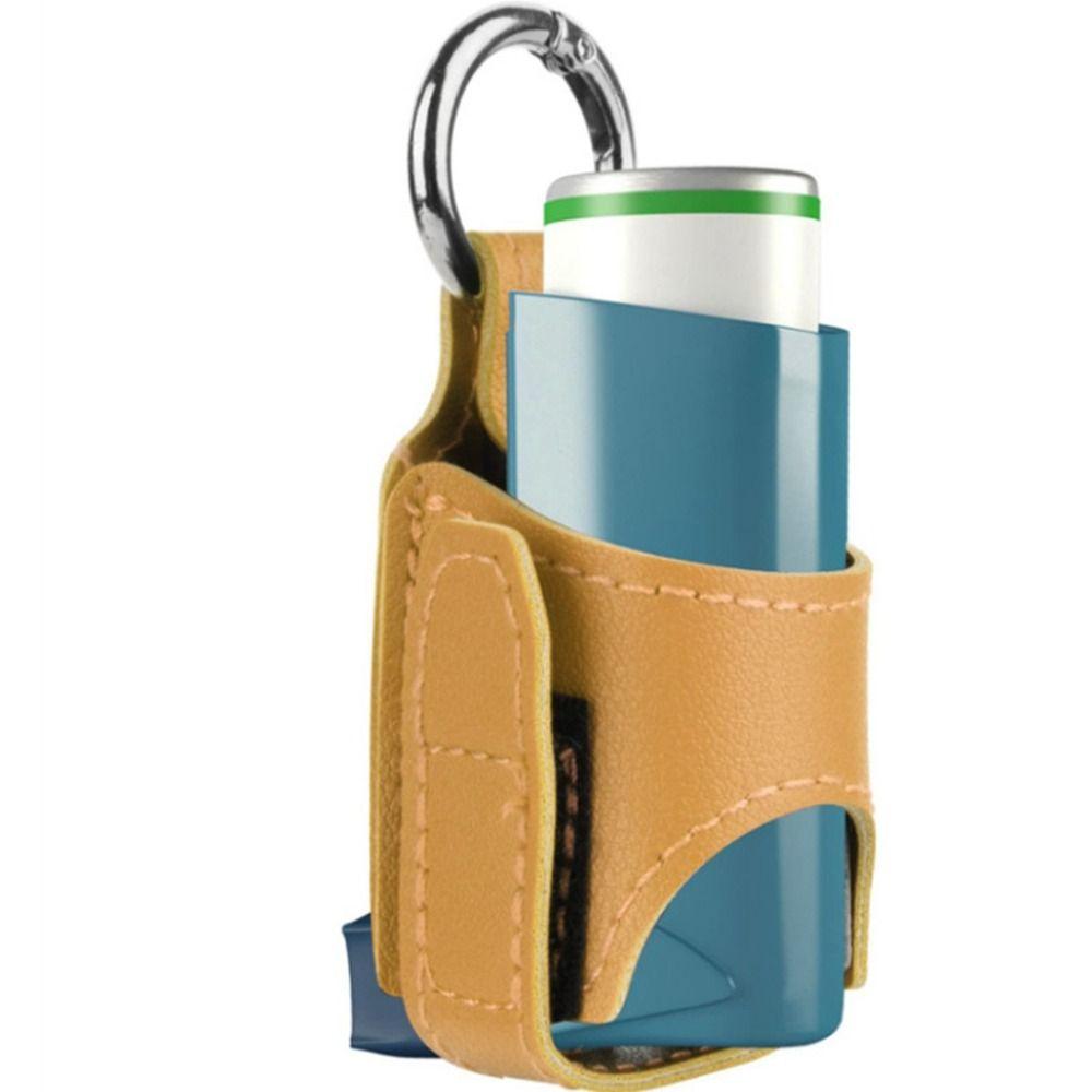 5  Colors Inhaler Case Holder 3.17*6.35cm With Metal Buckle New Inhaler Storage  For Inhaler Travel