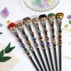 DIY Handmade Fairy Stick Halloween Prop Magic Scepter Creative Crystal Magic Wand  Holiday Gift