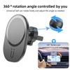 Car Air Vent Phone Holder Magnetic Car Wireless Charger Stand For Magsafe iPhone 16 15 14 13 12 Pro Max XR Fast Charging Station