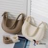 Bolsa de ombro transversal meia-lua bidirecional (5 cores)