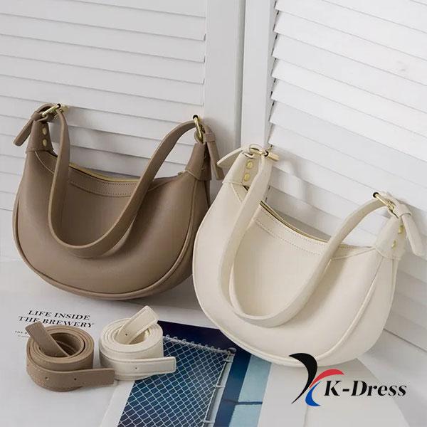 Bolsa de ombro transversal meia-lua bidirecional (5 cores)