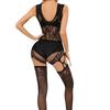 Erotic Lingerie Bodystocking Women Bodysuit Underwear Sexy Open Crotch Babydoll Body Femme Teddy Latex Porn Lencería Para Mujer