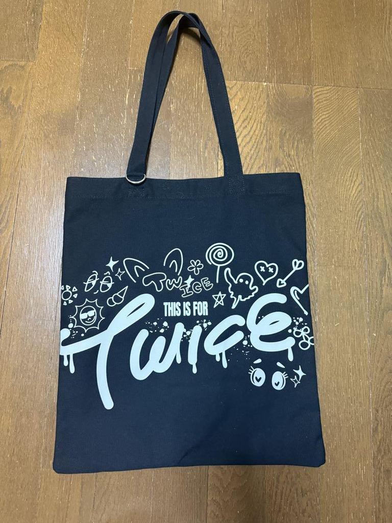 [USED] TWICE Tote Bag Black