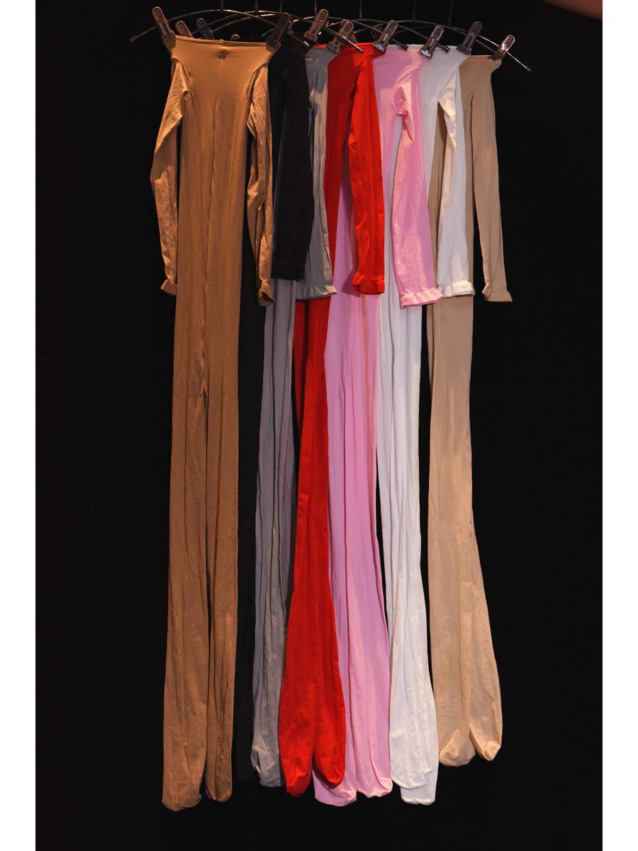 

Женские прозрачные чулки из молочного шелка с пятью пальцами и отдельным дизайном пальцев Mask - Five toes белый