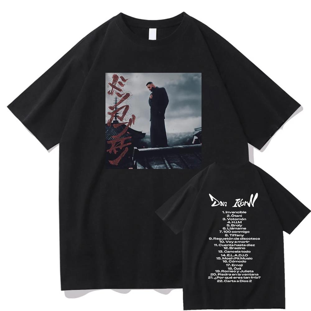 

2026 Summer Album DON KBRN Tshirt Eladio Carrión Fashion Men and Women Clothing Harajuku Summer Graphic T Shirts for Fans Gifts 4XL