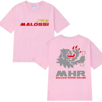 2025 New In Malossi Theme Double Sided Printed Short Sleeve T-shirts Men Women Harajuku Oversized T Shirt Unisex Tops