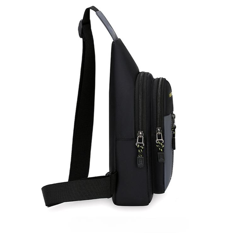 Nylon Chest Bag For Men Multifunctional Casual Fashion Trend Shoulder Bag For Outdoor Sports Versatile Crossbody Bag
