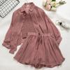 Suit Fashion Suit Women's Summer Three-piece Suspender Top Sunscreen Top Chiffon Jacket Women