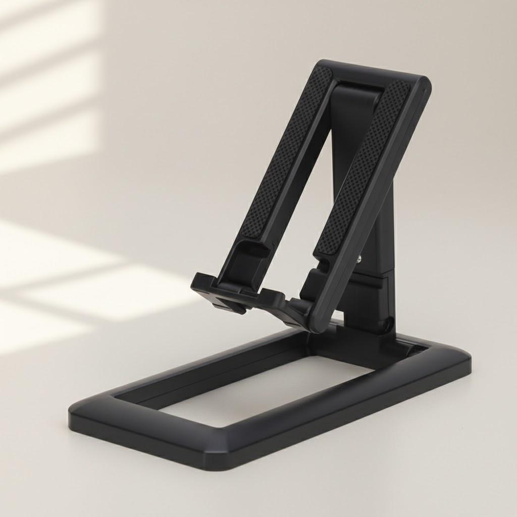 Portable Foldable Adjustable Stand Holder for 4-9.7 Inch Phones Tablets Multifunction Desktop Cradle Support чёрный