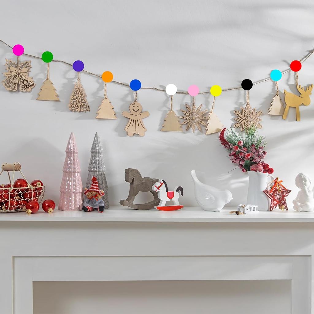 1400 PCS Red Circle Dot Stickers 3/4" Round Color Coding Label Stickers (Red)