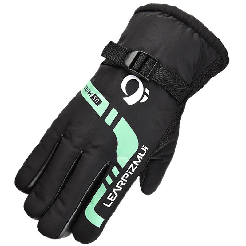 

Мужские зимние теплые перчатки Перчатки для езды на электромобиле и мотоцикле Флисовые утолщенные перчатки для занятий спортом на открытом воздухе Лыжные перчатки One size