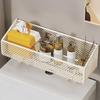 Yousheng Bathroom Shelves Over Toilet Tank Easy Installation Thickened Iron Mesh Design Open Storage Rack Bathroom Organizer