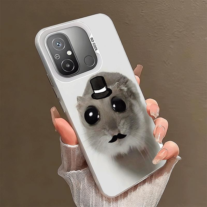 Funny Sad Hamster Meme Shockproof Phone Case for Xiaomi Poco X7 X6 X5 X3 Pro F7 Ultra M8 Redmi 15C 15 14C 13C 12C 10C 13 12 10