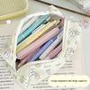 Cartoon Cute Puppy Pencil Case Canvas Large Capacity Pen Bags Stationery Bag School Supplies