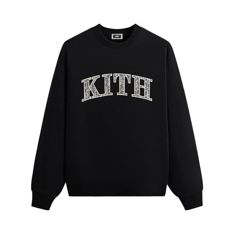 Kith Arched Lace Nelson Crewneck Black Men Tops KHM032806-001