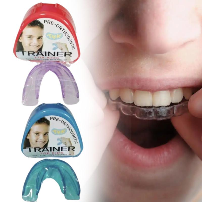 T4k Orthodontic Dental Retainer With Multicolor Silicone Guards Correction Teeth