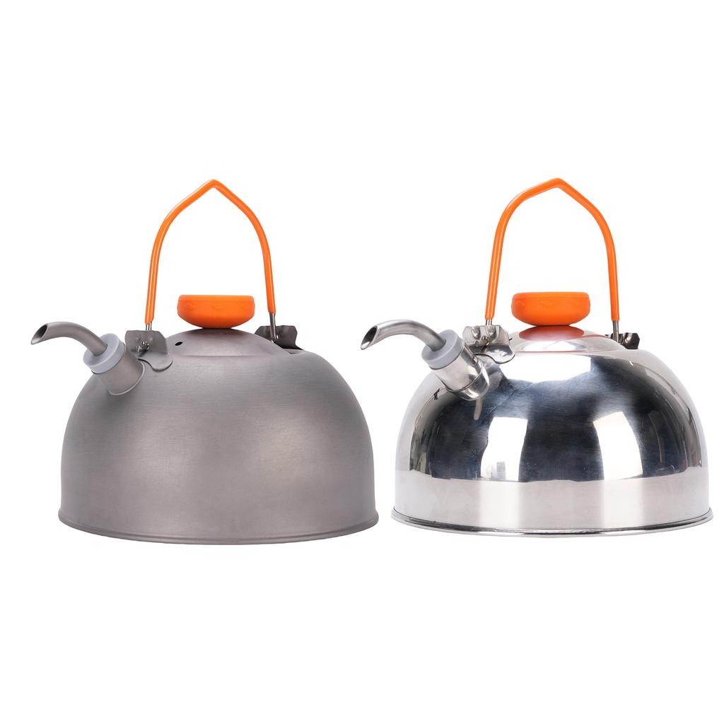 Camping Tea Kettle Backpacking Kettle Outdoor Camping Kettle Portable Hiking Backpacking Tea Coffee Pot for Boiling Water