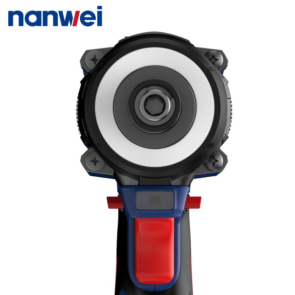 NANWEI 240 Nm Electric Screwdriver 1/4 Inch,with 4-speed Adjustment 60/120/180/240 Nm,3200 Rpm