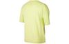 Nike Drop Shoulder Sleeve T Shirt Women's Yellow Green CJ3105-367