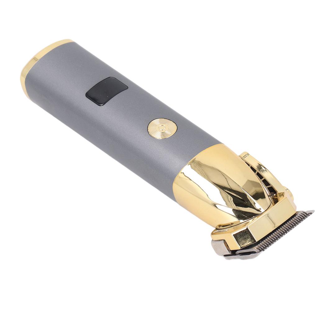 Electric Barber Clipper USB Rechargeable Alloy Professional Portable Men Grooming Trimmer for Home