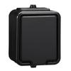 Schneider Cedar Black - Single Socket IP44 Nt-130H05