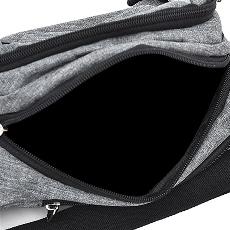 Women Men Waist Bag Chest Pack Waterproof Outdoor Sports Bag Oxford Pouch Korean-style Fanny Pouch Crossbody Banana Bag