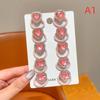 10Pcs Cute Heart Hairs Rope Girls Cartoon Hair Bands For Kid Colored Hairs Ties Star Elastic Bands Lady Hair Accessories