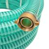 VidaXL Suction Hose with Brass Fittings 15 M 25 Mm Green